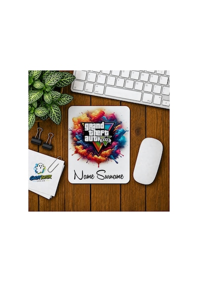 Kişiye Özel Gta Baskılı Oyuncu Mousepad 0155
