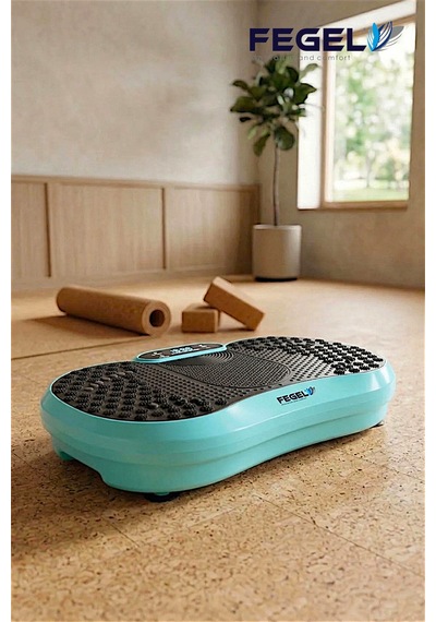 Fegel FG-6500 99 Kademeli Hoparlörlü Direnç Bantlı Uzaktan Kumandalı Titreşimli Fitness Platformu