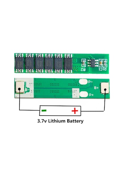 Alkatronik-Bms 1S 15A Koruma Kartı 3.7V Lityum 18650 Pil Batarya Lipo Li-İon
