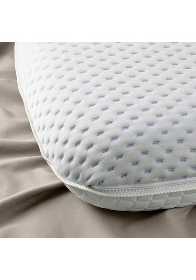 Ikea Ramslöksmal Ergonomik Yastık, Mavi-beyaz, 41x52 Cm, Soğuk Tutan Ürün / Çok Yönlü