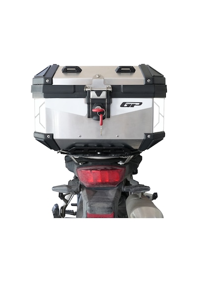 Gp Kompozit Base Universal 27 Lt Alüminyum Motosiklet Çantası Gri Diğer