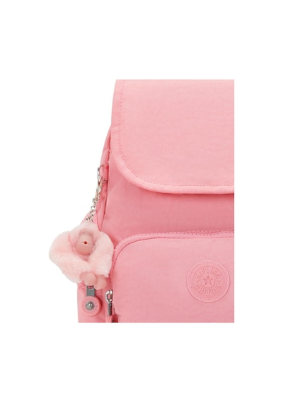 Kipling City Zip Mini Küçük Boy Sırt Çantası Pembe