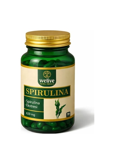 Welıve Spirülina Capsul 90 Kapsül