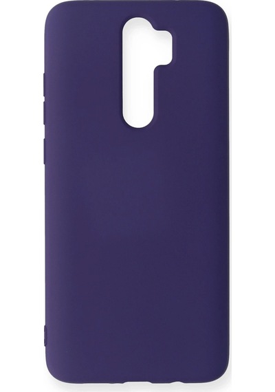 Cosmotex Newface Xiaomi Redmi Note 8 Pro Kılıf Nano İçi Kadife Silikon - Mor