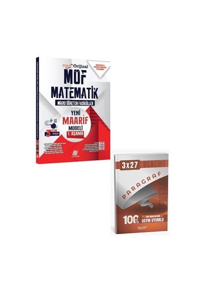 2027 Orijinal 2027 Yks Tyt Matematik Möf Mikro Öğreten Fasiküller 1. Aşama+anla Kazan Paragraf Deneme