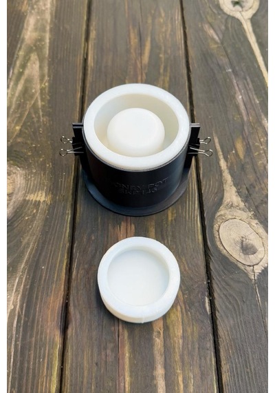 Rufus Concept Honey Pot Silikon Kap Kalıbı Beyaz