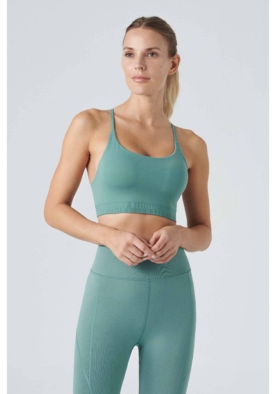 Jerf Pine Ayarlanabilir Ince Askılı Bra Natural Yeşil