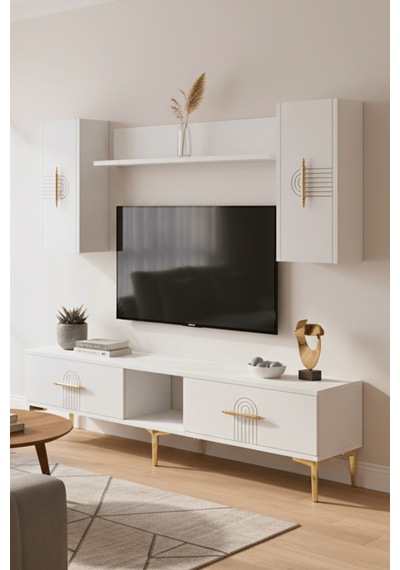 Tvr1515b - İda Tvr150 Tv Ünitesi Takım Beyaz 150cm