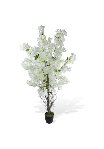 Yapay Ağaç Beyaz Begonvil Ağacı 150*60cm Doğal Görünümlü Yapay Ağaç