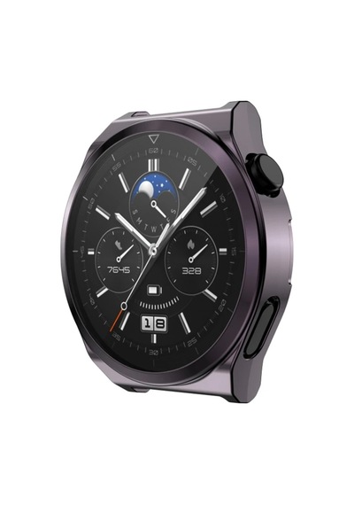 Ally Huaewei Watch Gt 3 Pro 46mm Kılıf 360 Full Koruma Ultra İnce Silikon Kılıf - Hs08379608-4 Gold