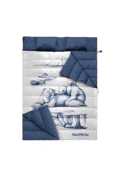 Naturehike Çift Kişilik Uyku Tulumu Polar Bear Çok Renkli