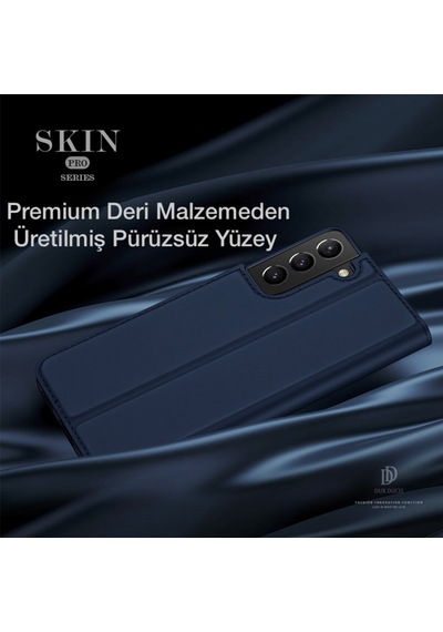 Dux Ducis Sm Galaxy S21 Kilif Kapakli Flip Cover Kilif Skinpro S 279336867 - Renk / Lacivert