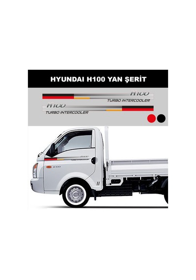 Hyundai H100 - Yan Kapı Sticker - Set - Emhy10102H Hyundai H100 - Yan Kapı Sticker - Set - Emhy10102H
