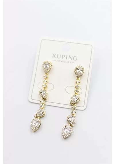 Taşlı Küpe - Altın Diğer 28124504