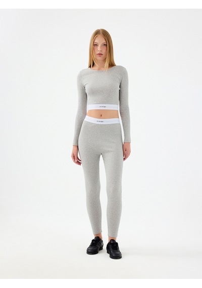 Slim Fit Kadın Eşofman Altı Gri