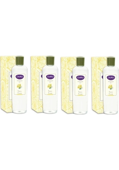 Duru 80 Derece Limon Kolonyası Pet Şişe 400 ML x 4