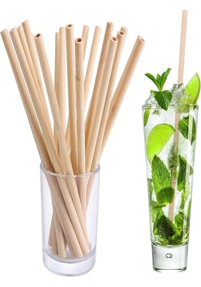 Bambu Pipet 200x9mm 50 Adet