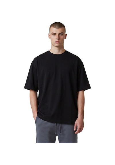 Sportive Corin Oversize Erkek Siyah Günlük Stil T-shirt 26ye0016-syh