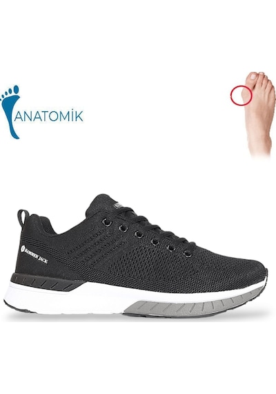 Hammer Jack 1824-manaus Anatomik Tabanlı Unisex Sneakers Ayakkabı Siyah Beyaz Çok Renkli