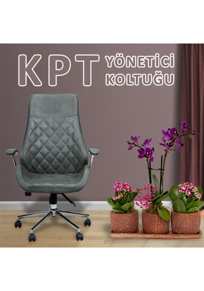 Kpt Yeşil Makam Koltuğu Yeşil