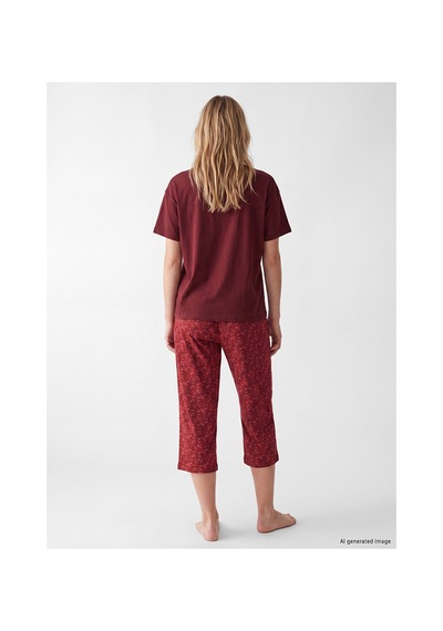 LC Waikiki Alıta Cıty Farkıyla Lcw Dream Kırmızı Penye Baskılı Kısa Kollu Kadın Pijama Takım Kirmizi - 929595021 Kirmizi LC Waikiki Alıta Cıty Farkıyla Lcw Dream Kırmızı Penye Baskılı Kısa Kollu Kadın Pijama Takım Kirmizi - 929595021 Kirmizi