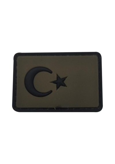 Özel Seri Vatan Temalı Single Sword Bayrak Plastik - Peç Küçük Boy 3.5 Cm X 5 Cm Diğer