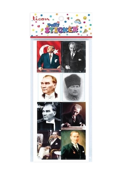 Ticon Atatürk-1 Sticker - 3 Adet