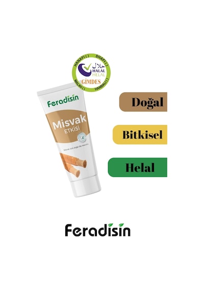 Doğal Misvak Özlü Florürsüz Beyazlatıcı Ve Koruyucu Diş Macunu 75 ML