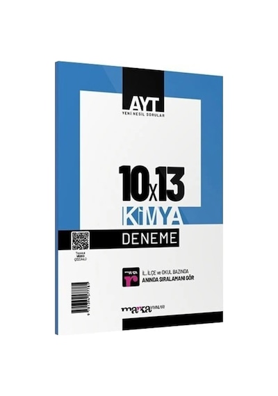 AYT Kimya 10x13 Deneme -  Marka Yayınları