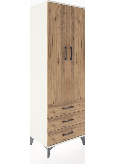 Hyperion Dolap 2 Raflı 3 Çekmeceli 2 Kapaklı 60x44x182 Aytaşı... Aytaşı