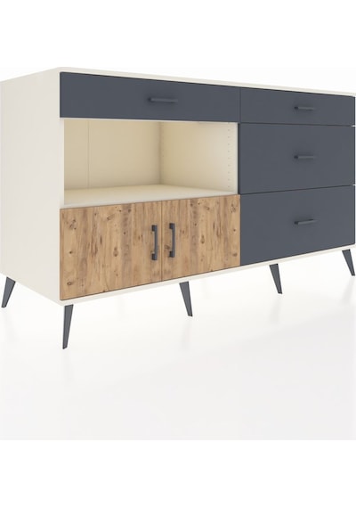 Kronos Konsol Tek Raflı 4 Çekmeceli 2 Kapaklı 176x59x99 Aytaşı-ça Aytaşı-çam/antrasit Kronos Konsol Tek Raflı 4 Çekmeceli 2 Kapaklı 176x59x99 Aytaşı-ça Aytaşı-çam/antrasit
