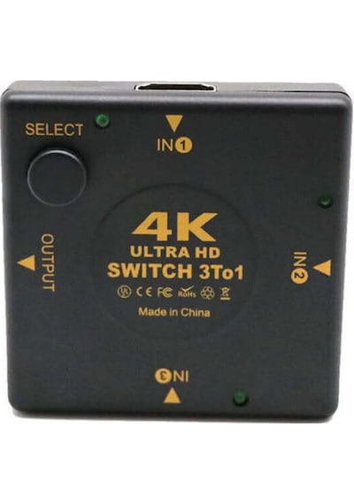 4K Ultra Hd Hdmı Çoklayıcı 3 Port 1080P Hdmı Switch Splitter