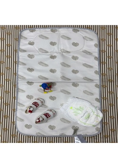 meditroia Bebek Alt Açma Minderi Bakım Pedi Örtüsü Sıvı Geçmez... Açık Gri