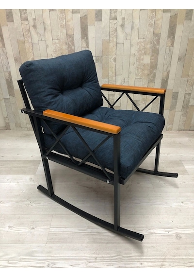 Sallanan Sandalye Tv Koltuğu Kafe-balkon-mutfak-berjer-ofis Sallanır Tekli Koltuk Miami Mavi Sallanan Sandalye Tv Koltuğu Kafe-balkon-mutfak-berjer-ofis Sallanır Tekli Koltuk Miami Mavi