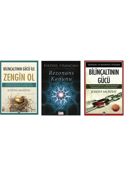Bilincaltinin Gucu İle Zengin Ol+ Rezonans Kanunu + Bilincaltinin Gucu 3 Set