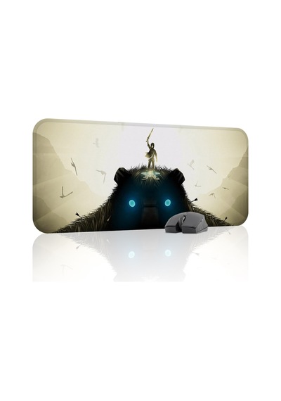 Shadow Of The Colossus Dikişli Kauçuk Oyuncu Mousepad V3 - 70x30 Xl Gaming Mouse Pad