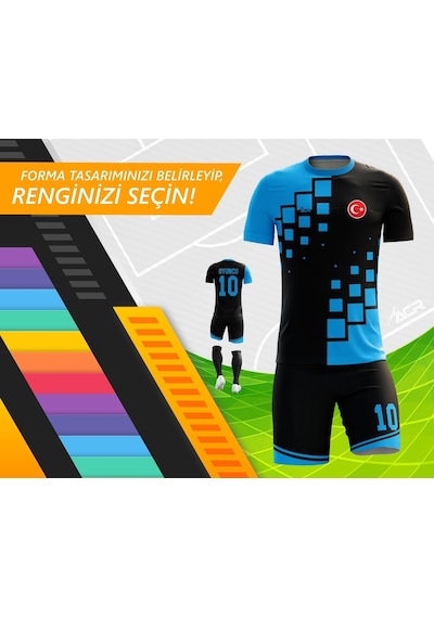 Acr Giyim Kişiye Özel Futbol Forması - Dizayn : Dijital