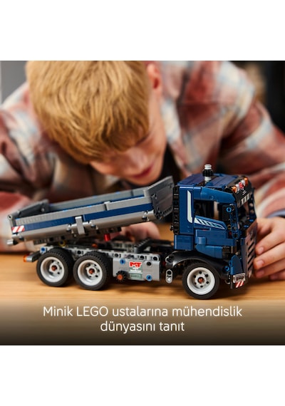 LEGO® Technic Damperli Kamyon 42203 - 9 Yaş ve Üzeri İnşaat Seven Çocuklar için Yaratıcı Oyuncak Yapım Seti (462 Parça)