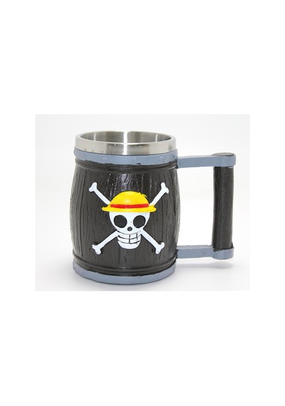 2 Adet One Piece Temalı 3d Kabartmalı Çelik Kupa Bardak 3d Kabartma Tasarım Ve Anime Mug, 8.5 11 Cm