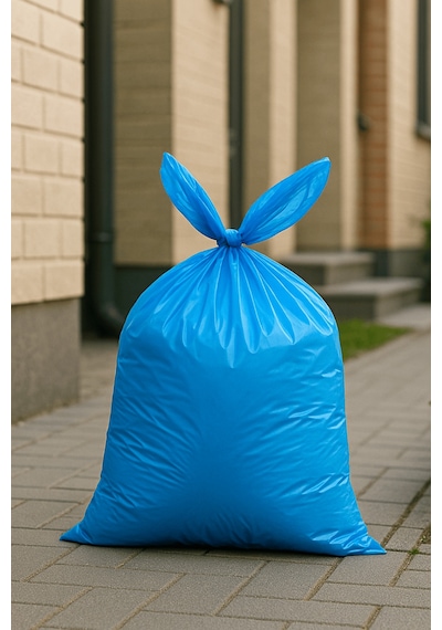 Premium Orta Boy Çöp Poşeti 55x60 Cm 3x15 Adet Ev Mutfak Banyo İş Ofis Avantajlı Ekonomik Paket