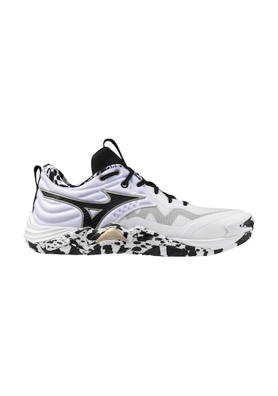 Mizuno Wave Momentum Elite Unisex Voleybol Ayakkabısı Beyaz / Desenli Çok Renkli