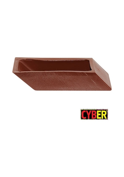 25X65 Plastik 45° Dereceli Dış Ahşap Tapası Kahverengi