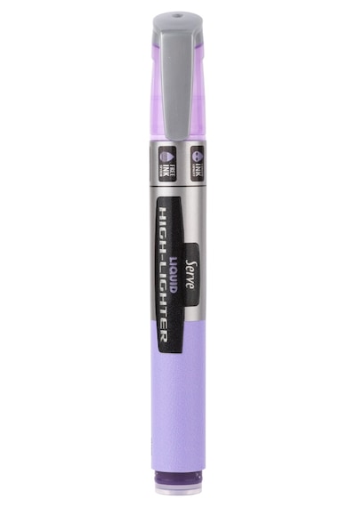 Serve Liquid Highlighter Sıvı Mürekkepli Fosforlu Kalem Pastel Lavanta
