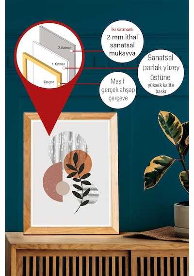 Artavessa Gerçek Ahşap Çerçeveli 3 Parça 3D Poster Tablo Seti - 3DARTSOHOSET113