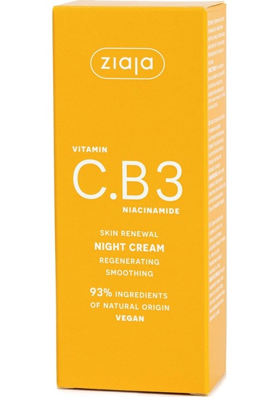 Ziaja Vitamin C B3 Niacinamide Gece Kremi Cilt Yenileyici Ve Besleyici 50 ML