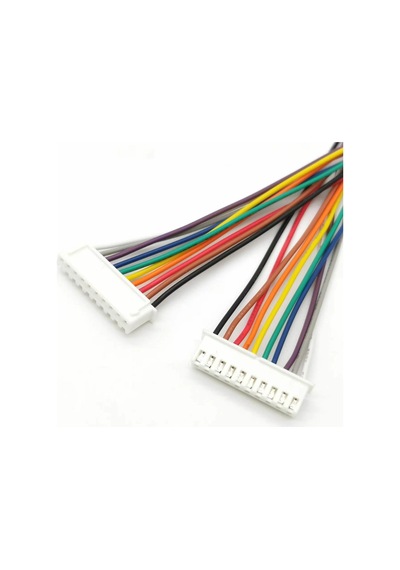 Jst-xh 2.54mm 9 Pin 26awg 20cm Tek Damarlı Dişi Bağlantı Kablosu