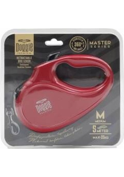 Otomatik Köpek Tasması Master Seri Medium Kırmızı Çok Renkli