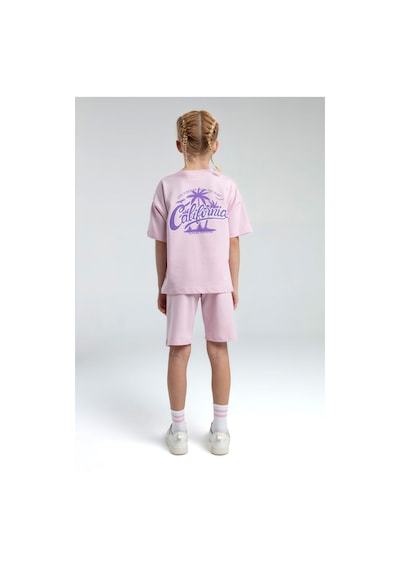 Rolypoly Kız Çocuk Pembe Bermuda Takım 5274-47596 Pembe