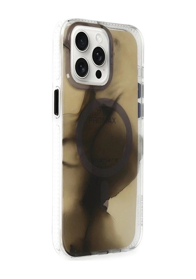 Durukar Apple, Uyumlu iPhone 15 Pro Max Phantom Magsafe Kapak - Siyah