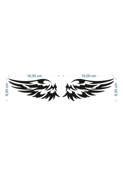 Kanat Oto Özel Yeni Sticker 8 18 Cm